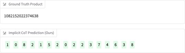 Actual model demo: the reference product and the model prediction both read 1082152022374638, with every predicted digit correct.