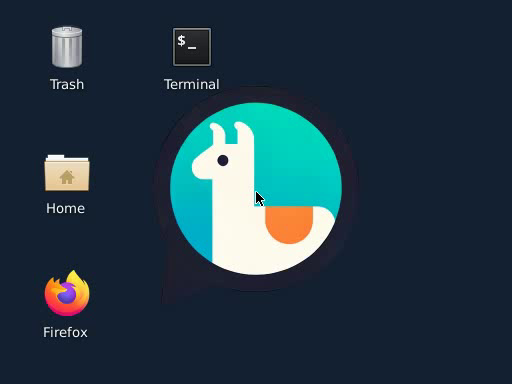 A file-manager folder being created and revisited
