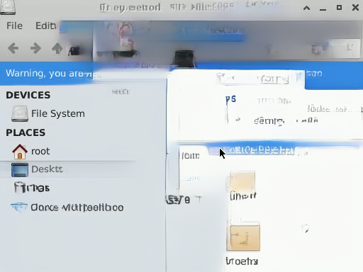 Real earlier-stage prediction: a distorted file-manager window