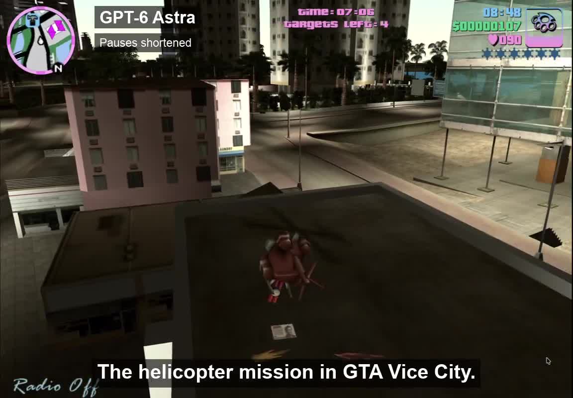 My GPT-6 Astra helicopter mission attempt